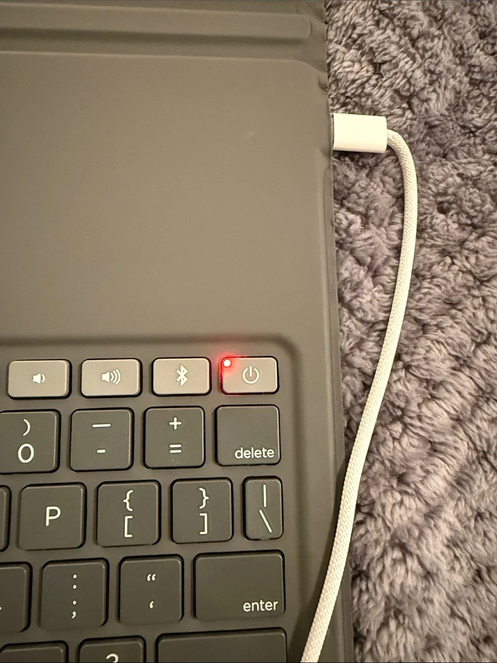 ZAGG iPad Case with Keyboard (No charging cable) *iPad NOT Included*